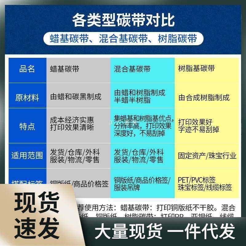 蜡基混合基碳带卷110X300m50mm60708090100整箱条码打印机,鲜花速递/花卉仿真/绿植园艺,割草机/草坪机,淘宝优惠券,粉丝福利购,淘宝优惠卷