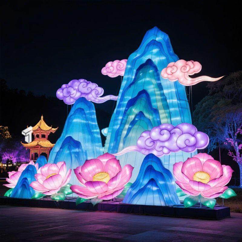 春节古风花灯大型花灯元宵主题非遗风景区夜游彩灯节庆喜庆装饰景,节庆用品/礼品,花灯,淘宝优惠券,粉丝福利购,淘宝优惠卷