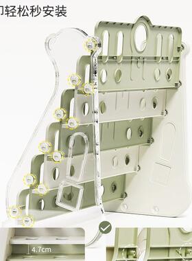 用儿书架宝宝本架幼儿37153园置物绘架小孩玩具童收纳架书柜家r&