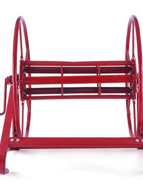 厂家直销农用挂式绕架高压管钩专用收管管机200米红色手绕动EHL管