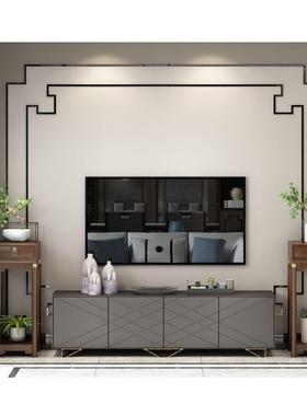 新中式10663沙发几角几柜边轻物奢小茶几竹制轻奢边花架置架阳台