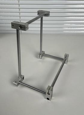 架光本轴黑胶架创意桌面51744书志架金属杂不锈钢子小型