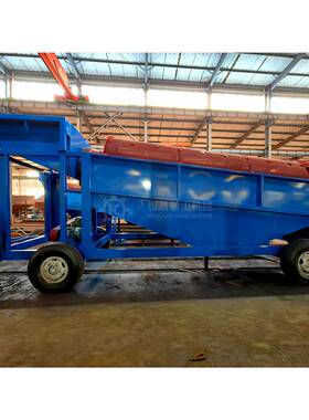 筛洗一体岩设金矿OYF筛洗设备矿淘金车砂金选机滚筒筛淘机金洗金