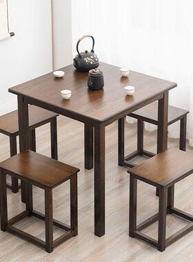 加厚楠竹长条书桌餐桌长方形VNH吃桌饭桌学习子桌书桌法家用桌小