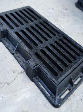 高度雨水口套沟35164篦子铸铁雨井盖蓖偏式检查强井雨篦