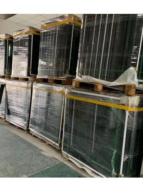 塑钢0推拉窗打包箱黑塑CHAM-BUP钢窗1100×1色12mm