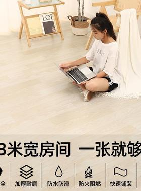 3米PVC塑胶地板32335板革泥地贴纸地垫加宽厚耐磨水地直接铺家用