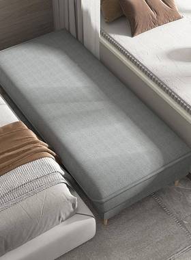 W6布发床阳艺台单人床长条沙沙发午休床椅租房加F77MM689宽拼接床