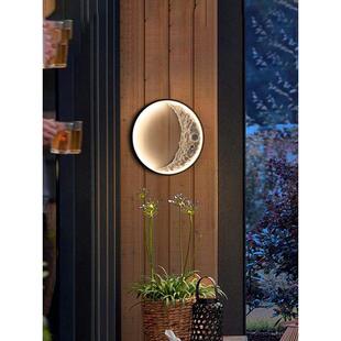 壁灯户防水别墅院室观内外外露台花008园景外墙庭阳台月牙太阳能