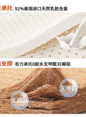 椰乳胶床宿垫软垫29651秋冬季棕加厚保暖家用榻榻米学床褥垫子舍