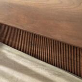 北美黑胡木桃全实木床现代简木白橡006木悬浮橡风情床约.8米双人