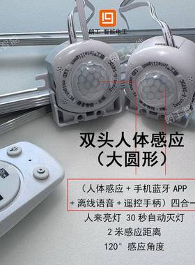 悬浮床灯带卧室床氛围起39324夜灯灯感D免布线智能人体应LE灯带易