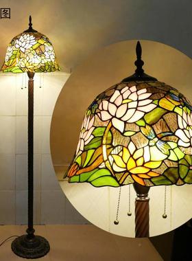 新款蒂凡尼客厅卧室房地40173地灯书复古落田园酒店别墅沙发茶几