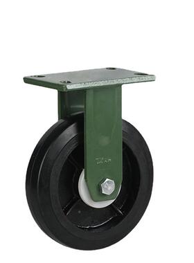 厂家直供万向轮重承重橡轮子刹车胶轮6寸8寸工业脚轮静型铁95270