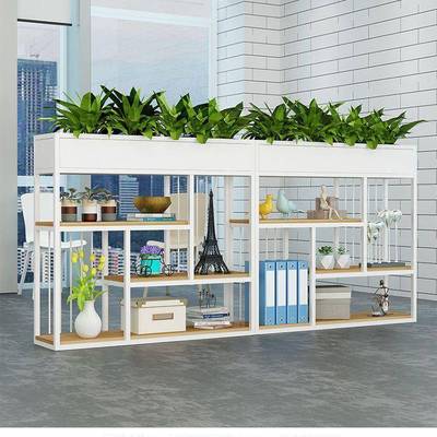 铁储艺架餐厅办公室隔断落地客ZGN屏风置物厅玄关置物架阳台花架