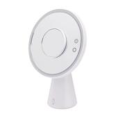 多功能贴LED台化妆镜网红式 梳62031妆镜卧室桌面带台灯月亮镜标