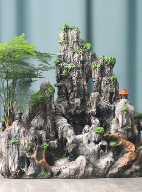 箐楷假盆山花树脂摆件造景绿植中室内场QK689860景观装饰客厅盆景