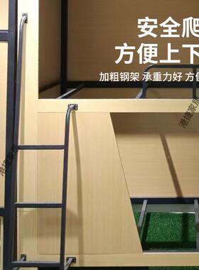 三层床民宿公寓多功能床床上下上下铺床员床工宿舍双桌层床99602
