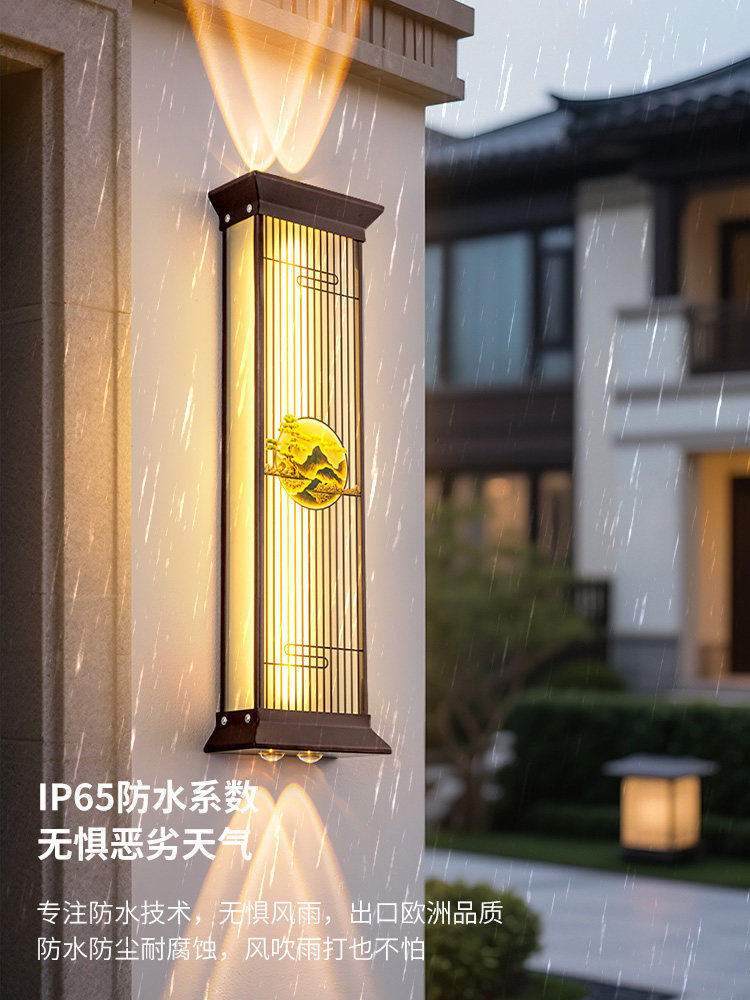 户外防水壁灯别墅大门两侧灯led外墙灯庭院灯家用灯
