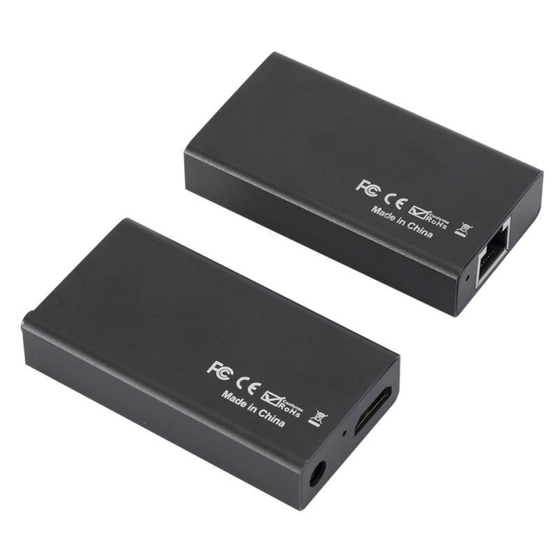 HDMI转RJ45延长器单网线信号转换高清网络传输60米音视频接收发射