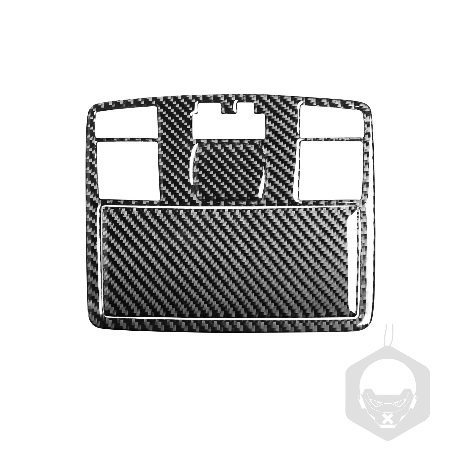 适用于马自达04-08款RX-8内饰改装件碳纤维前排阅读灯装饰贴汽配