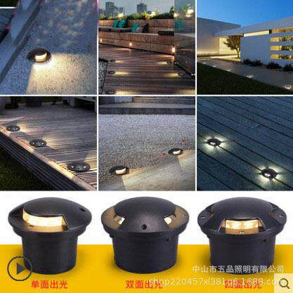 地埋灯led户外防水地灯园林灯庭院灯室外别墅埋地灯台阶灯侧发光