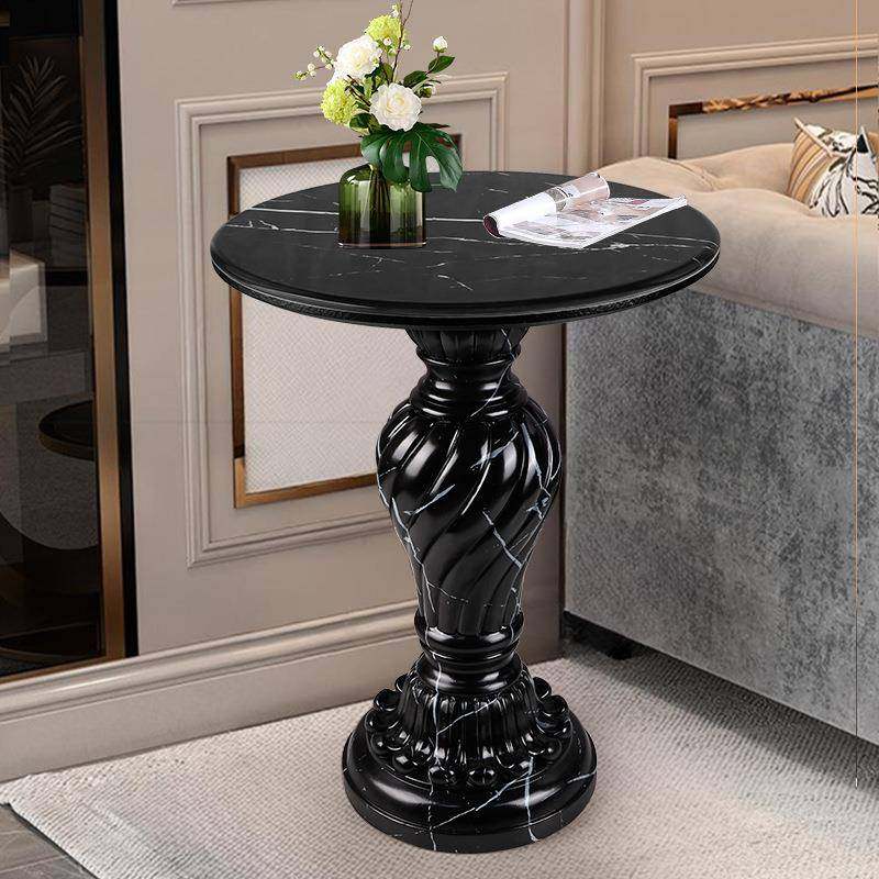 复古小圆桌沙发边几客厅家用现代简约小户型床头桌网红阳台小茶几