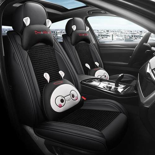 适用于凯迪拉克CTSXTSATS-LXT5打孔皮四季通用全包围汽车坐垫