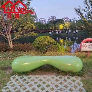 坐凳玻璃钢座椅创意雕塑学校凳商场公共休闲公园凳子造型异形户外