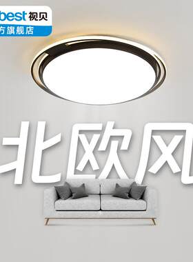 视贝客厅灯吸顶灯具套餐led卧室门厅灯现代简约灯饰组合北欧风