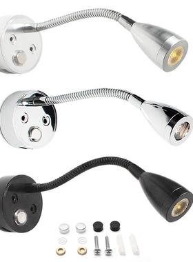 12V10-30VLED房车灯游艇船阅读灯触摸调光调色USB充电口热销