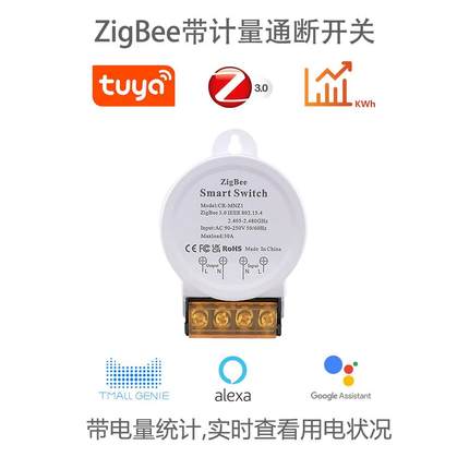 ZigBee带计量智能通断器30A开关大功率90-250V