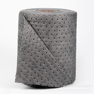 4mm 50m 工业吸油棉通用型吸油卷化学品吸酸棉超大吸附量40cm