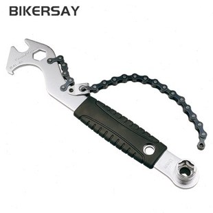 自行车多功能工具脚踏扳手曲柄拉马中轴尾勾扳手卡式飞轮固定扳手