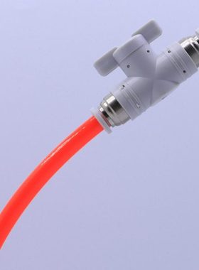 Isaiah以赛亚气动气管软管快速接头手阀开关IHVFF6/8/10/12-A卸荷