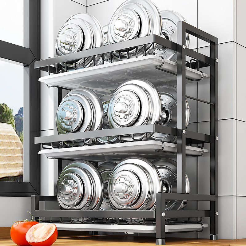 碗碟沥水架置物架刀叉家用可拆卸收纳盒碗筷碗盘餐具台面收纳碗架