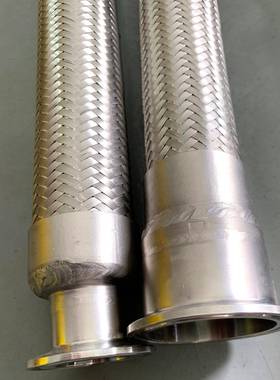 格雷特不锈钢编织BW20耐高温清洗不锈钢法兰波纹管