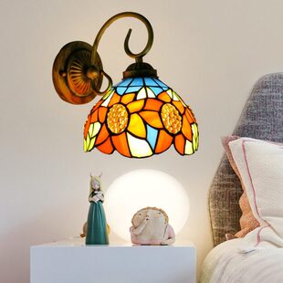 地中海床头灯复古铁艺楼梯书房卧室卫生间餐厅客厅厨房非智能壁灯