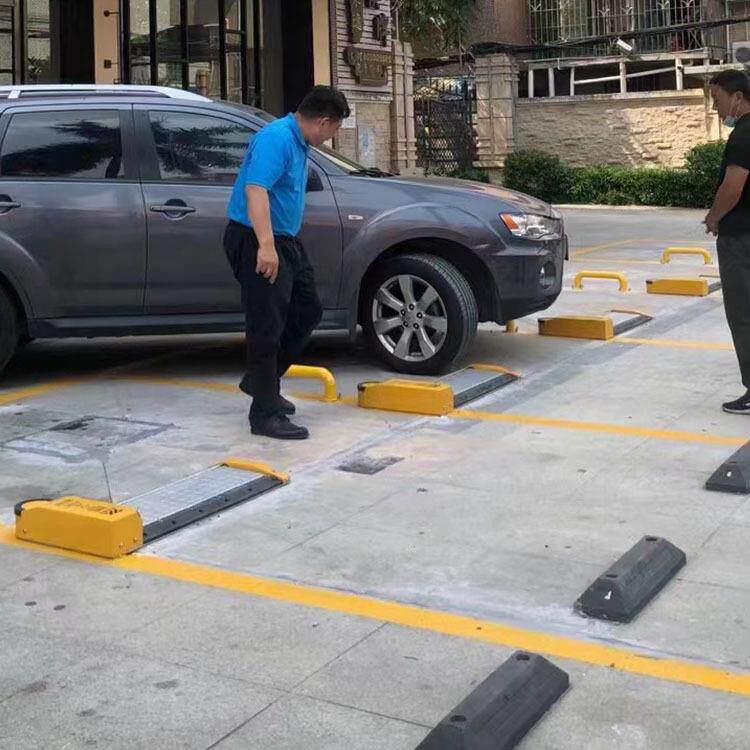 酒店停车场收费系统智能地锁智能平板车位锁厂家路边停车收费系