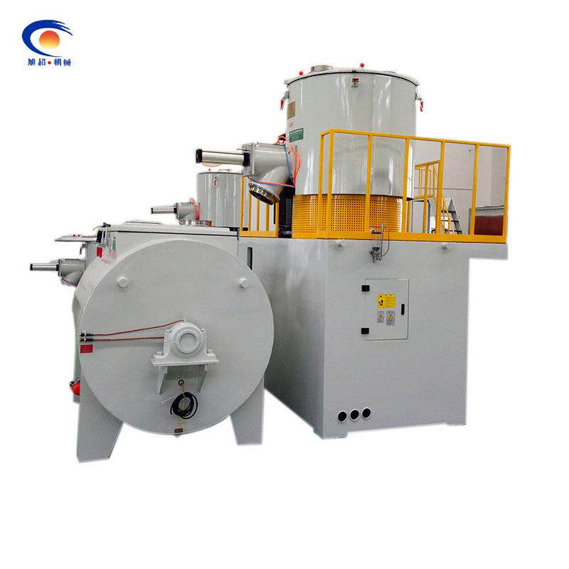 SRL-Z300/600不锈钢锅体PVC树脂钙粉加工变频高速混合搅拌机组