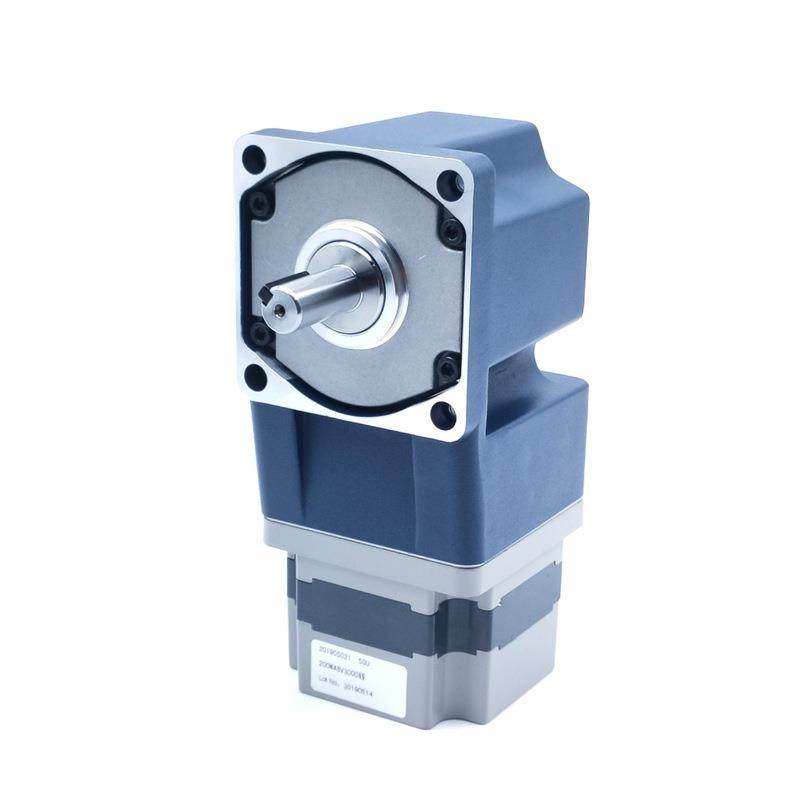 24V200W直流无刷电动机Z5BLD200-24GU-30S中空直角L型减速马达