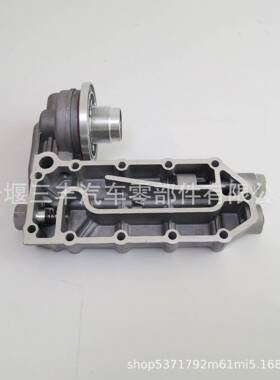 东风天龙柴油发动机配件6CT机油滤清器座机油格座3974324