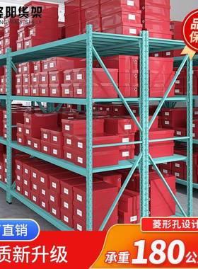 cs蓝色货架置物架多层落地家用展示架仓储仓库地下室阳台库房铁架