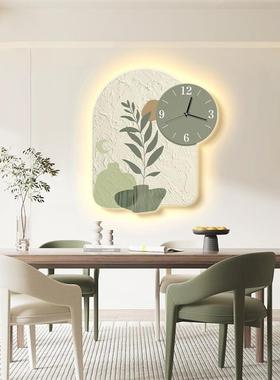 现YYX-DENG代简约表挂钟钟客厅网红餐厅装饰时画挂墙202钟5新尚创