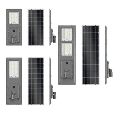 太阳体能路长灯铝制户外道路工感应照明LEDXFP程一化续航太阳能板