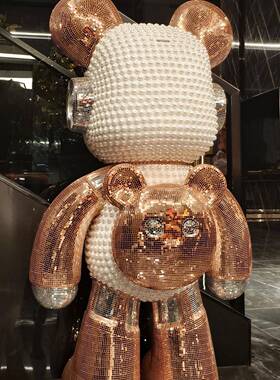 创意DJ带音大型装落地摆件客厅电F98S986M视柜酒响店大堂别墅家熊