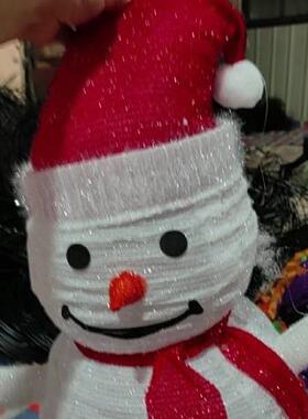 灯跨境新款可折叠彩814色圣诞铁球艺户造型光LED氛围节日外装饰摆