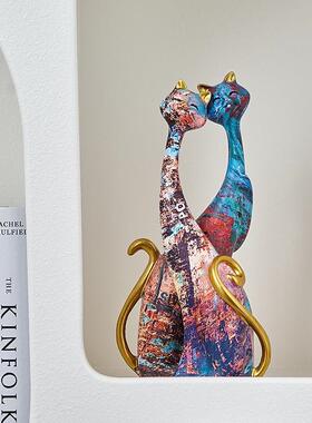 感艺68384960术摆客件小众家居厅电视大气饰创意轻奢软柜装品