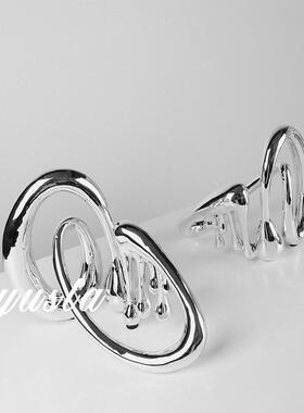 现代简约样板间售楼处客品厅电视餐厅柜B0610玄关酒店书房软装柜