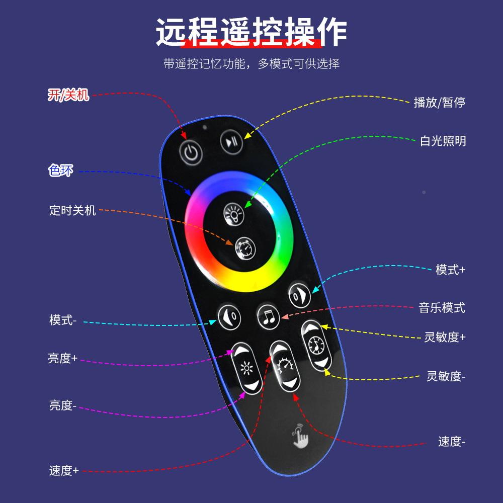 润谦照明LEBD制幻彩落地灯智能APP控氛围灯RG遥348控欧规卧室氛围